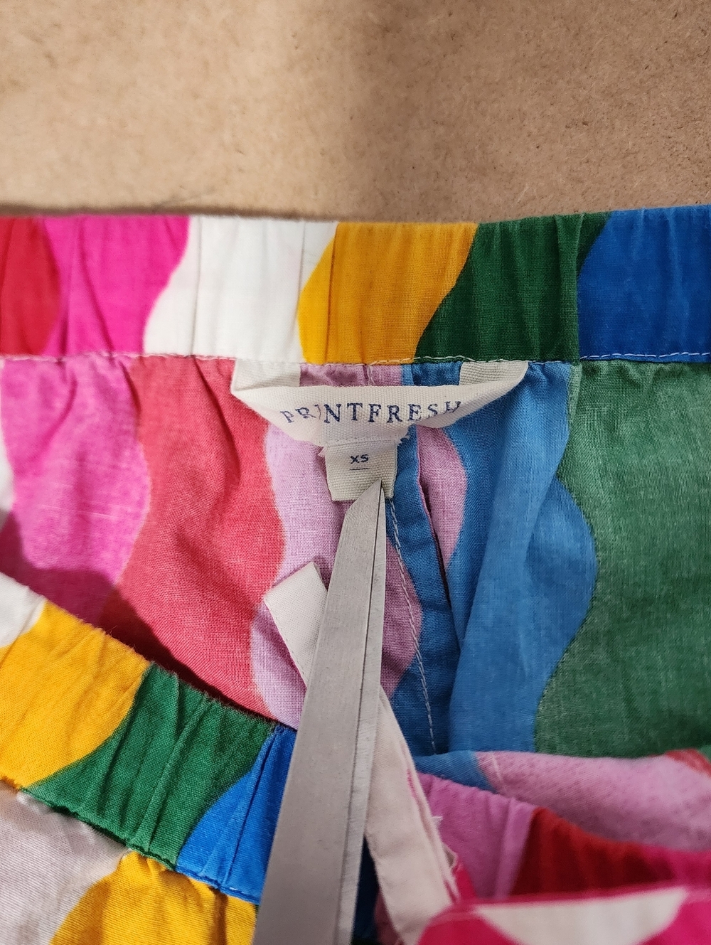 Print Fresh PJ Bundle Of 2 Bottom Short Pants PJ Multicolor Print XS 100% Cotton - Picture 14 of 15